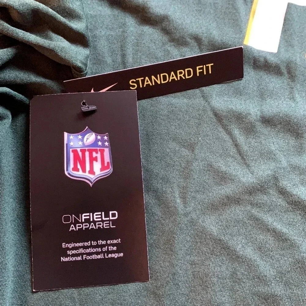 Nike Men’s Green Bay Packers On-Field Tee NFL Shirt Green Sz 3XL NWT - Picture 10 of 14